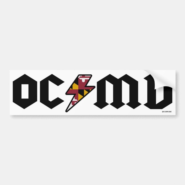 Ozean-Stadt-Autoaufkleber OCMD Autoaufkleber (Vorne)