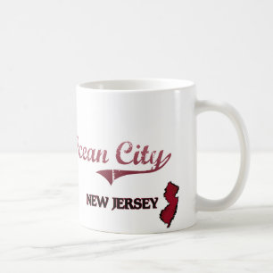 Ozean-Stadt-New-Jersey Stadt-Klassiker Kaffeetasse