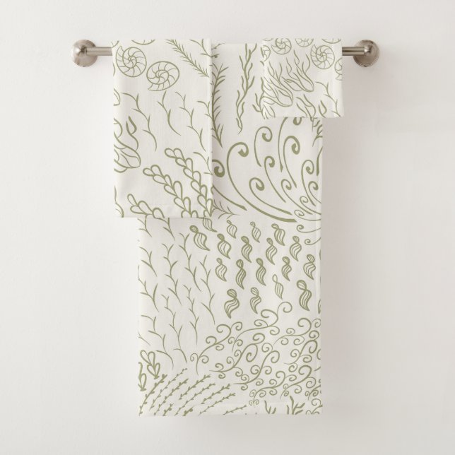 Ozean | Strand | Korallen Badhandtuch Set (Insitu)