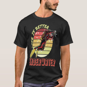 Ozean Student Marinebiologie Unterwasser-Tauchen T-Shirt