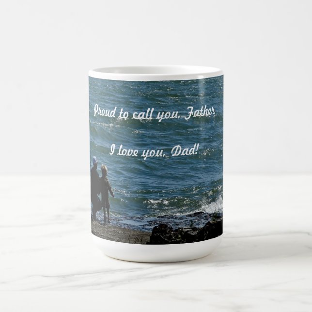 Ozean-Tasse für Vater Kaffeetasse (Mittel)