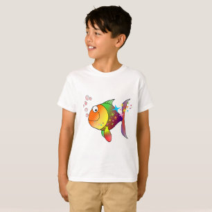 Ozean-Thunfische des Regenbogens multi Farb T-Shirt