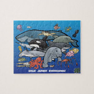 Ozean-Tiere - Puzzle