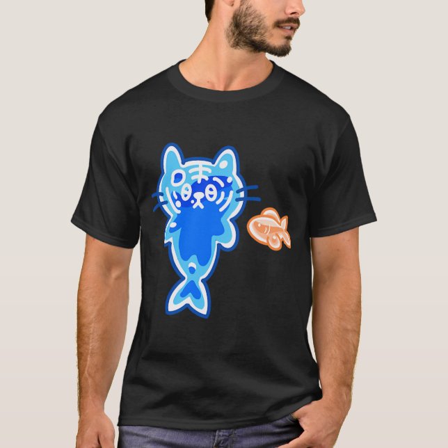 Ozean Tiger T-Shirt (Vorderseite)
