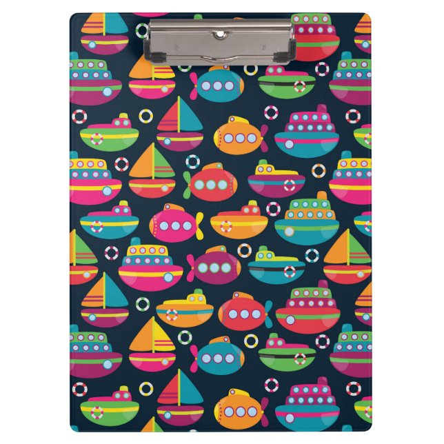 Ozean-Transport-Muster Klemmbrett (Vorderseite)