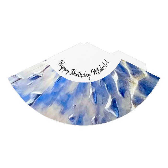 Ozean und Himmelblau Partyhütchen (Vorderseite)