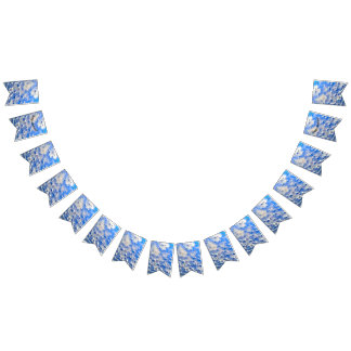 Ozean und Himmelblau Wimpelkette