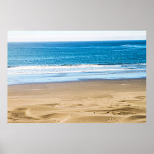 Ozean und Sandster Poster