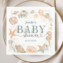Ozean unter dem Meer Baby Shower Geschlechtsneutra