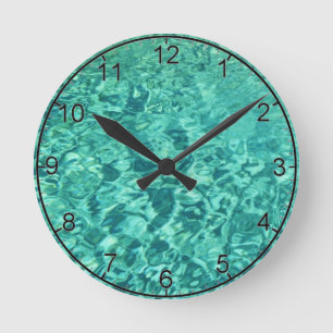 Ozean-Wasser-Wanduhr Runde Wanduhr