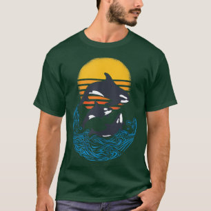 Ozean Wildlife Orcas Killer Whale Hai Tank Top