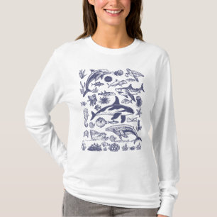 Ozean-Wunder – Vintage Meeresleben T-Shirt