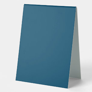 Ozeanblau #00486B, Käfergrün Tischaufsteller