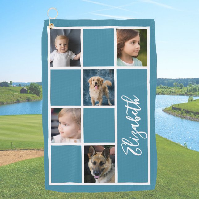 Ozeanblau - Fotos für benutzerdefinierte Vorlagenf Golfhandtuch (Von Creator hochgeladen)