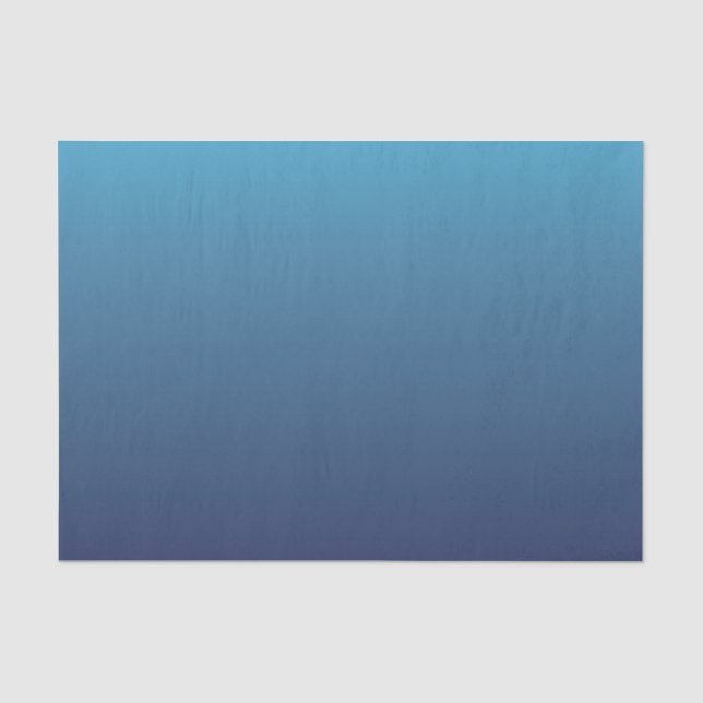 Ozeanblau-Steigungsschablone Seidenpapier (Vorderseite)