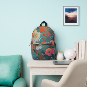 Ozeanblüte Bedruckter Rucksack