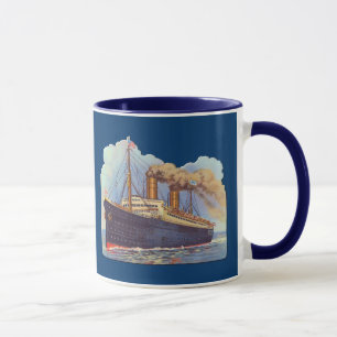 Ozeandampfer Schiff Tasse