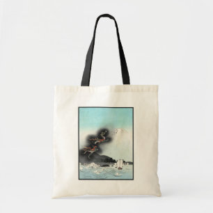 Ozeandrache auf dem Fuji HOKUSAI Ukiyo-e nach Tragetasche
