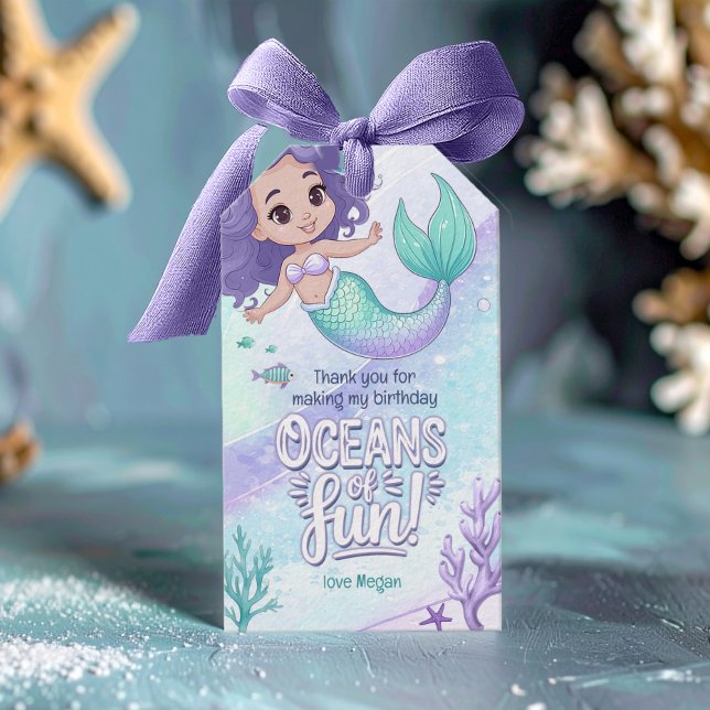 Ozeane der Fun Mermaid Vielen Dank V1 ID1142 Geschenkanhänger (Von Creator hochgeladen)