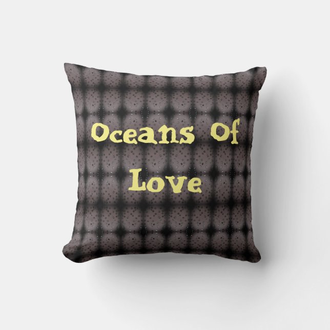 Ozeane der Liebe Kissen (Vorderseite)