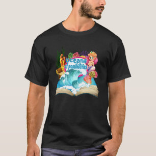 Ozeane der Möglichkeiten Meerjungfrau Sommerlesen  T-Shirt