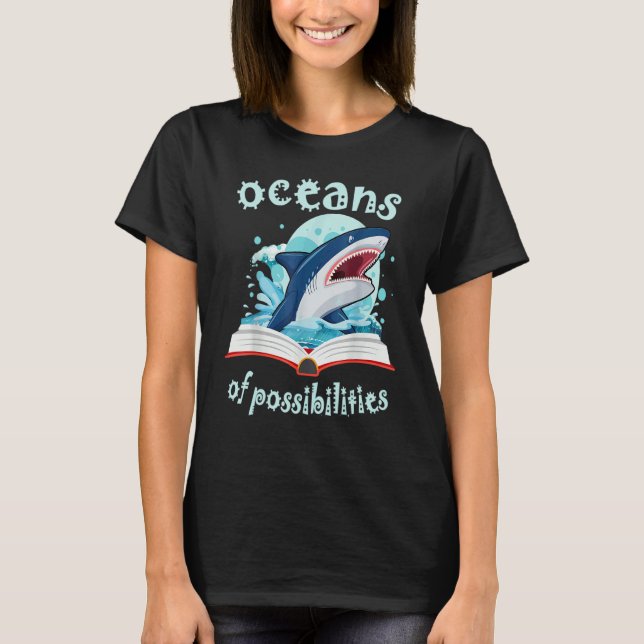 Ozeane der Möglichkeiten Sommerlesen 2022 Librar T-Shirt (Vorderseite)