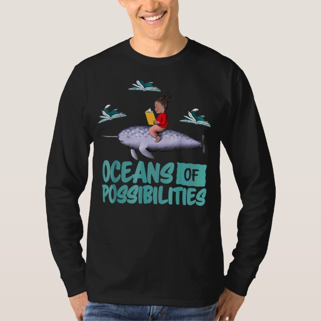 Ozeane der Möglichkeiten - sommerliche Lektüre der T-Shirt (Vorderseite)