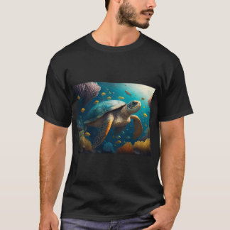 Ozeaneinsamkeit: Die Unterwasser-Träumerei einer S T-Shirt