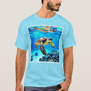 Ozeanembrace: Reise der Meeresschildkröte T-Shirt