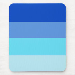 Ozeanfarben Streifen Mousepad