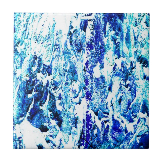 Ozeanflecken Fliese (Vorderseite)