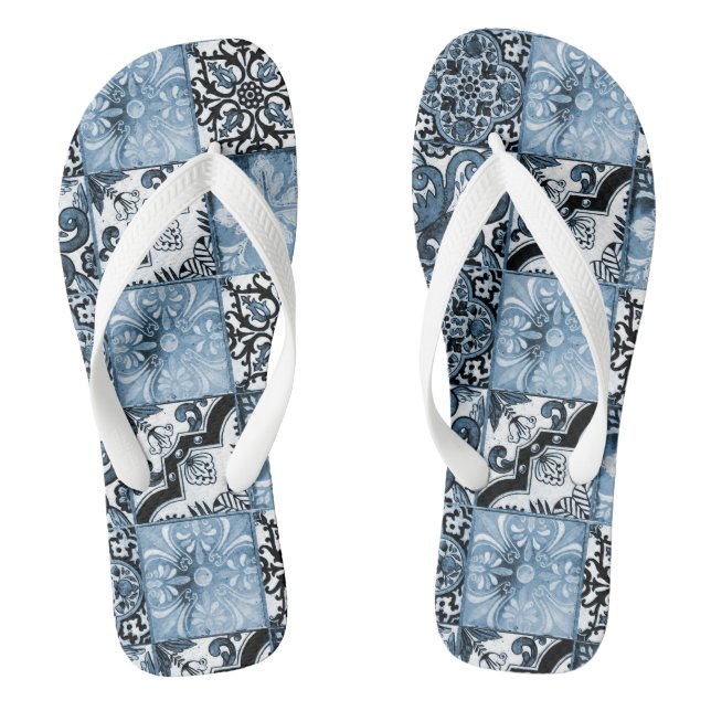 Ozeanfliese Flip Flops (Fußbett)