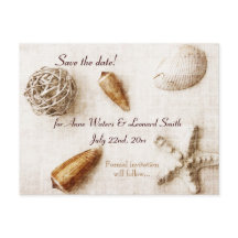 Ozeanflüster - elegante Muscheln Save the Date