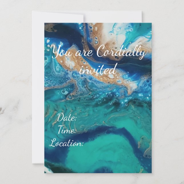 Ozeangeodulation Einladung (Vorderseite)