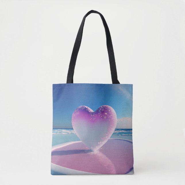 Ozeanherz Liebe Tasche (Vorderseite)