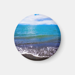 Ozeanhorizont-Meereslandschaft Magnet