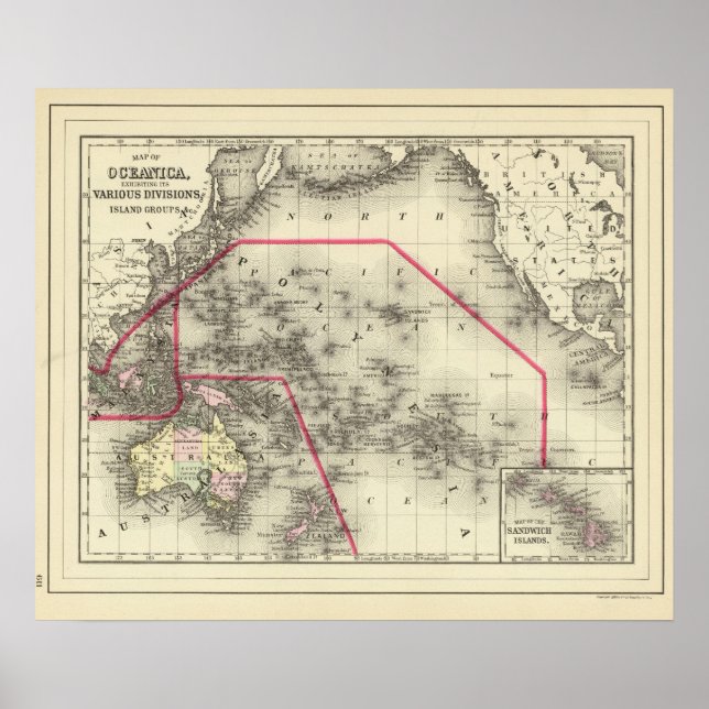 Ozeanica, Sandwich-Inseln 2 Poster (Vorne)