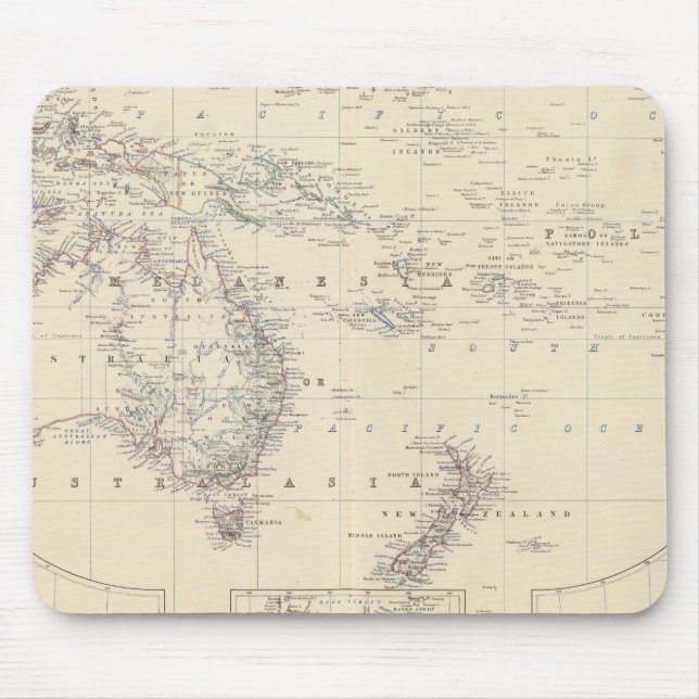 Ozeanien 2 mousepad (Vorne)