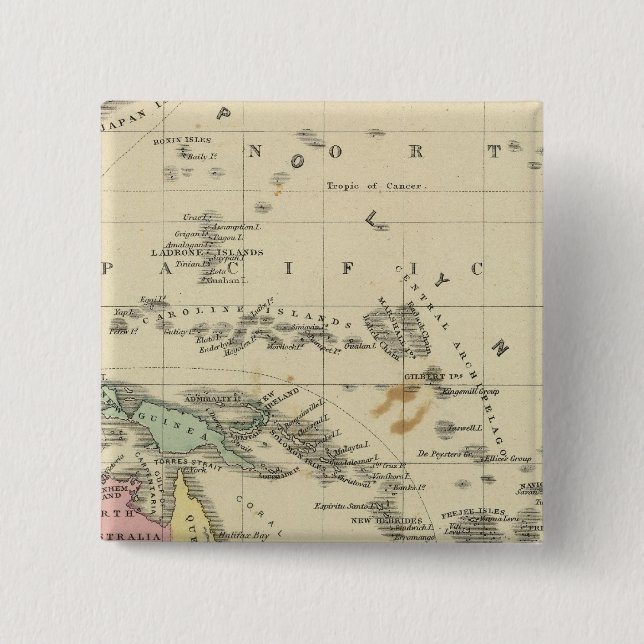 Ozeanien Button (Vorderseite)