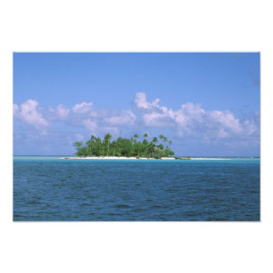 Ozeanien, Französisch-Polynesien, Tahiti. Klein Fotodruck