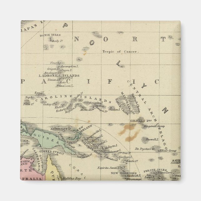 Ozeanien Magnet (Vorne)