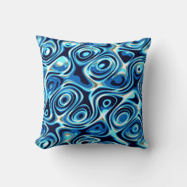 Ozeanisch Blau  Kissen