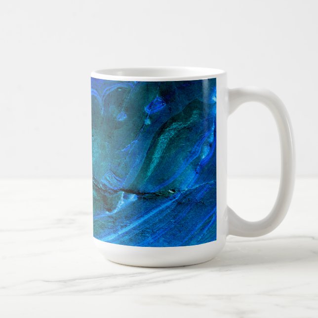 Ozeanisch geformter Stein Kaffeetasse (Rechts)