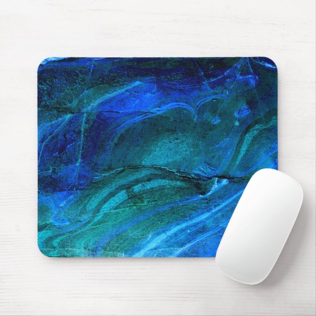 Ozeanisch geformter Stein  Mousepad (Mit Mouse)