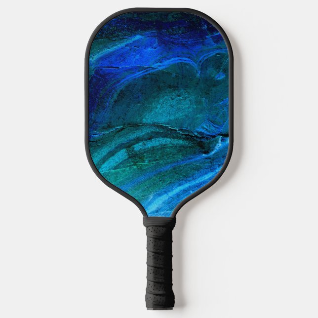 Ozeanisch geformter Stein  Pickleball Schläger (Vorderseite)