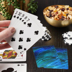 Ozeanisch geformter Stein  Spielkarten