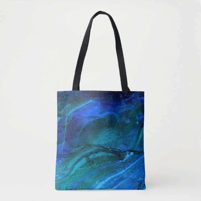 Ozeanisch geformter Stein  Tasche (Vorderseite)