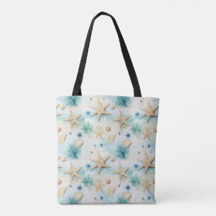 Ozeanisch Inspiriert Meeresfrüchte- und Muscheldek Tasche