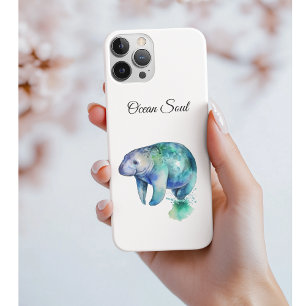 Ozeanischer Flüsternder Manatee, individuell Case-Mate iPhone Hülle