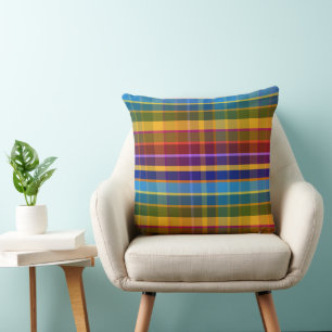Ozeanisches Plaid ORD Kissen